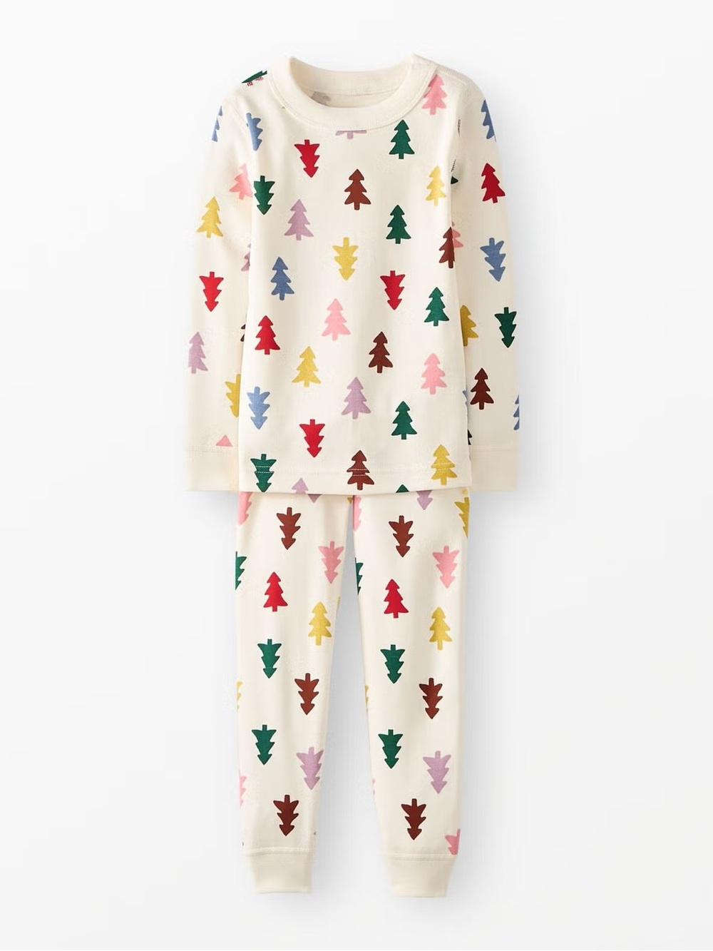 Hanna Andersson Holiday HannaJams Pajama Set in Festive Forest Size 12